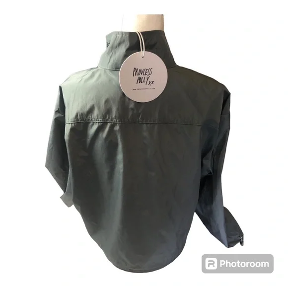 Princess Polly Blandfield Windbreaker Jacket | Size 4 | NWT | $62 MSRP - Picture 4 of 4